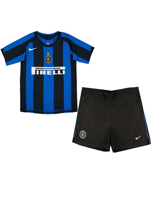 Inter milan home kids kit childrens retro jersey 2004-2005